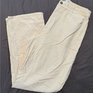 Hollister Women's Light Tan Corduroy Pants